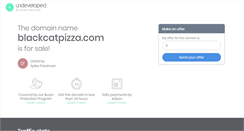 Desktop Screenshot of blackcatpizza.com
